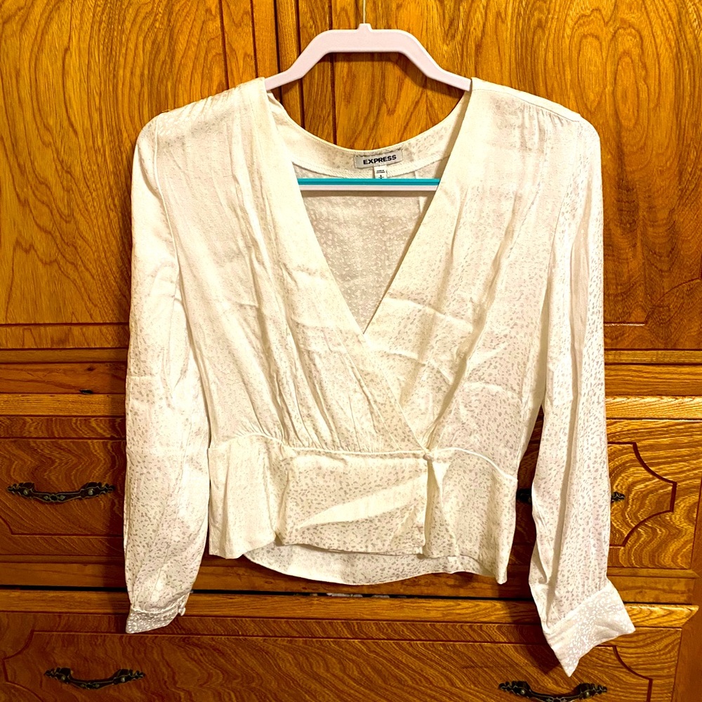 White blouse from Express